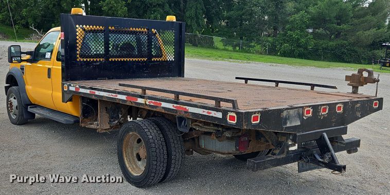 image for item EF1678 2008 Ford F450 Super Duty SuperCab flatbed truck