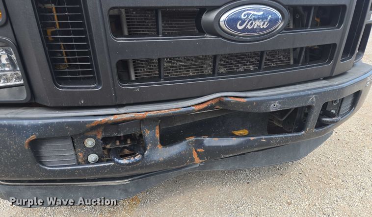 image for item EF1678 2008 Ford F450 Super Duty SuperCab flatbed truck
