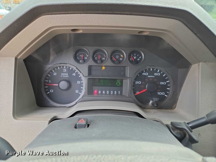 image for item EF1678 2008 Ford F450 Super Duty SuperCab flatbed truck