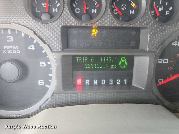 image for item EF1678 2008 Ford F450 Super Duty SuperCab flatbed truck