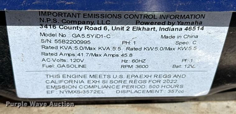 image for item EG5819 2022 InTech Trailers fiber optic splicing trailer