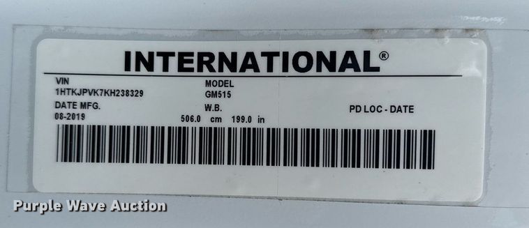 image for item EG5914 2019 Chevrolet Silverado 4500HD Crew Cab utility / service truck