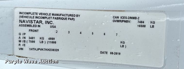 image for item EG5914 2019 Chevrolet Silverado 4500HD Crew Cab utility / service truck