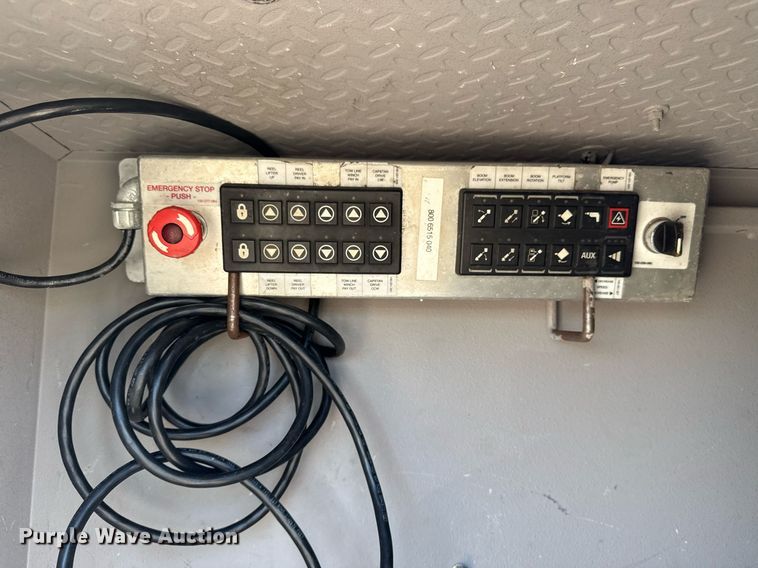 image for item EG5937 2015 Ford F750 Super Duty cable placer bucket truck