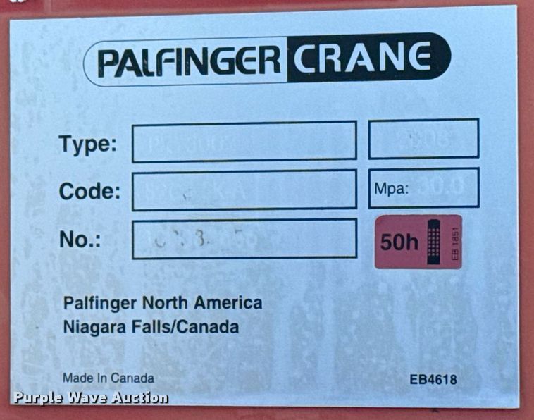 image for item EG5942 2009 International 7500 Crew Cab crane truck