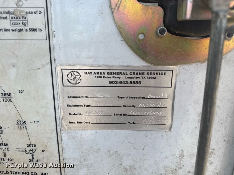 image for item EG5952 2019 Peterbilt 337 crane truck