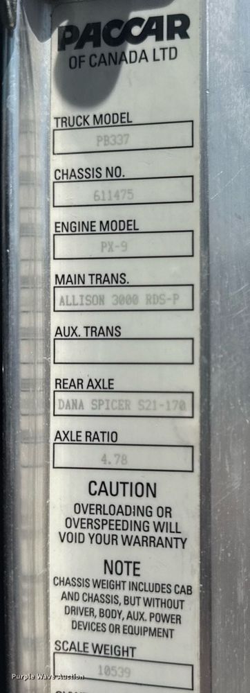 image for item EG5952 2019 Peterbilt 337 crane truck