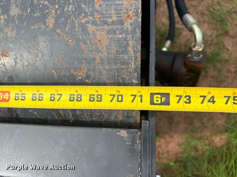 image for item EG8111 2023 Mower King SSVR72 skid steer vibratory roller