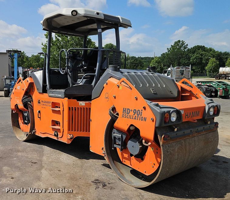 image for item EJ0133 2017 Hamm HD+ 90i VO-S double drum vibratory roller