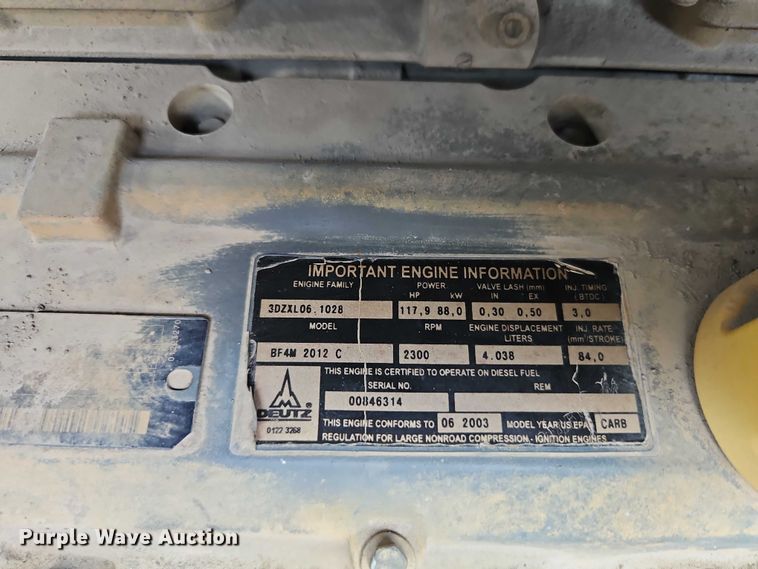 image for item EJ0136 2004 Hamm HD90 double drum vibratory roller