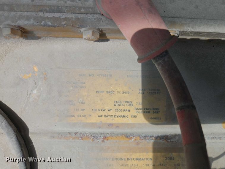 image for item EJ0138 2005 Caterpillar 613C series II water wagon