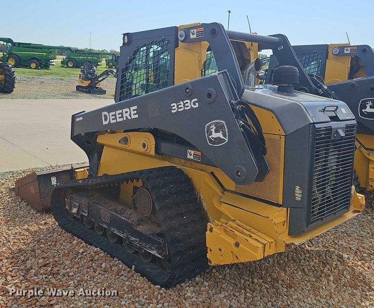 2018 John Deere 333G tracked skid steer loader in Emporia