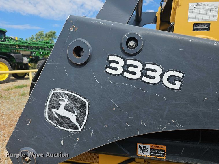 image for item EK5361 2018 John Deere  333G tracked skid steer loader