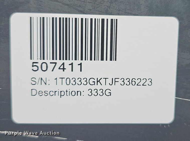 image for item EK5361 2018 John Deere  333G tracked skid steer loader