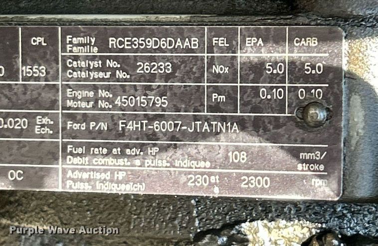 image for item EK8264 1995 Ford F800 reel truck