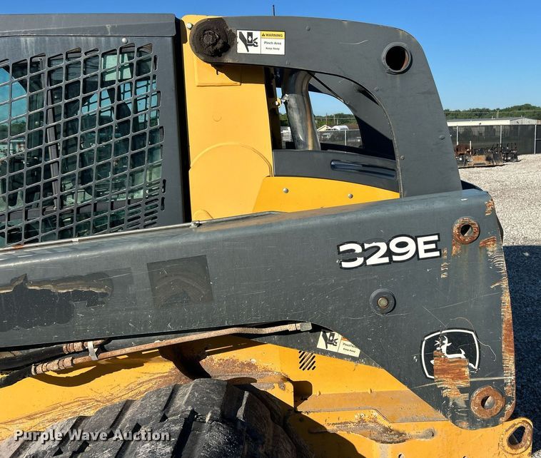 image for item EK8266 2015 John Deere 329E tracked skid steer loader