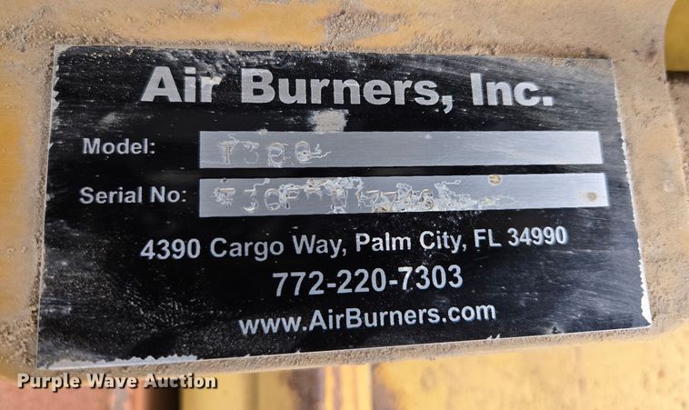 image for item EL2022 2017 Air Burners T300 air curtain trench burner