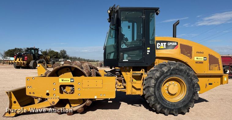 image for item EL2139 2019 Caterpillar CP56B single drum vibratory roller
