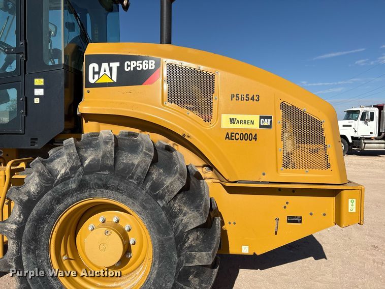image for item EL2139 2019 Caterpillar CP56B single drum vibratory roller