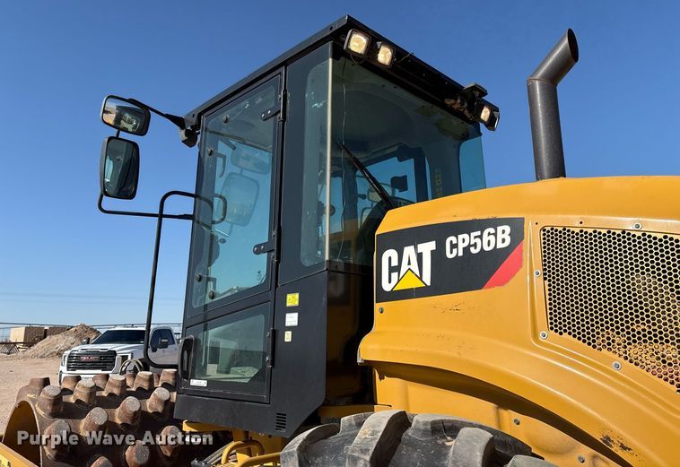 image for item EL2139 2019 Caterpillar CP56B single drum vibratory roller