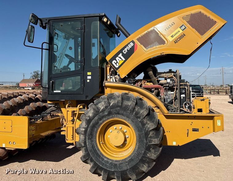 image for item EL2139 2019 Caterpillar CP56B single drum vibratory roller