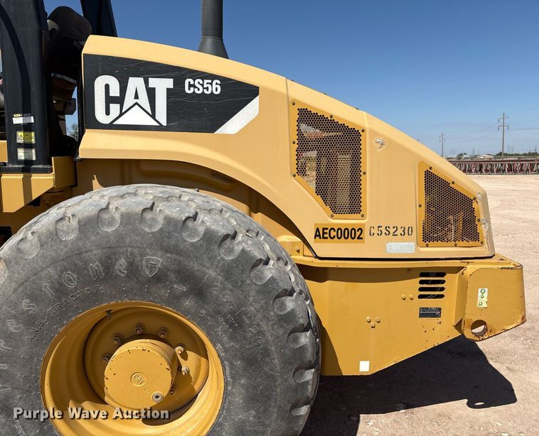 image for item EL2140 2008 Caterpillar CS56 single drum vibratory roller