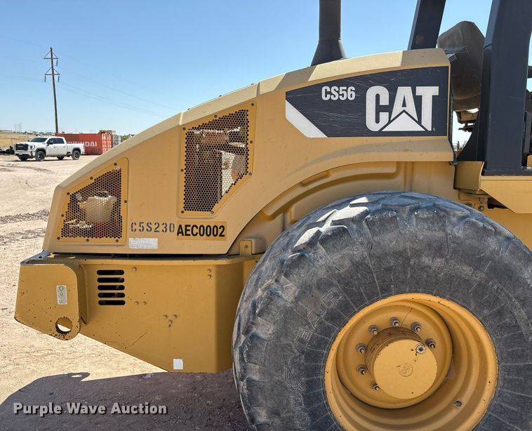 image for item EL2140 2008 Caterpillar CS56 single drum vibratory roller