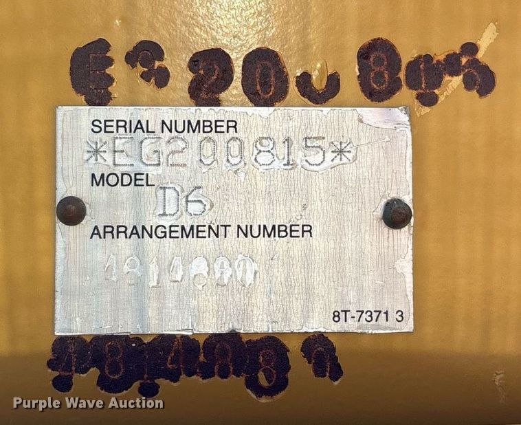 image for item EL2141 2019 Caterpillar D6T dozer