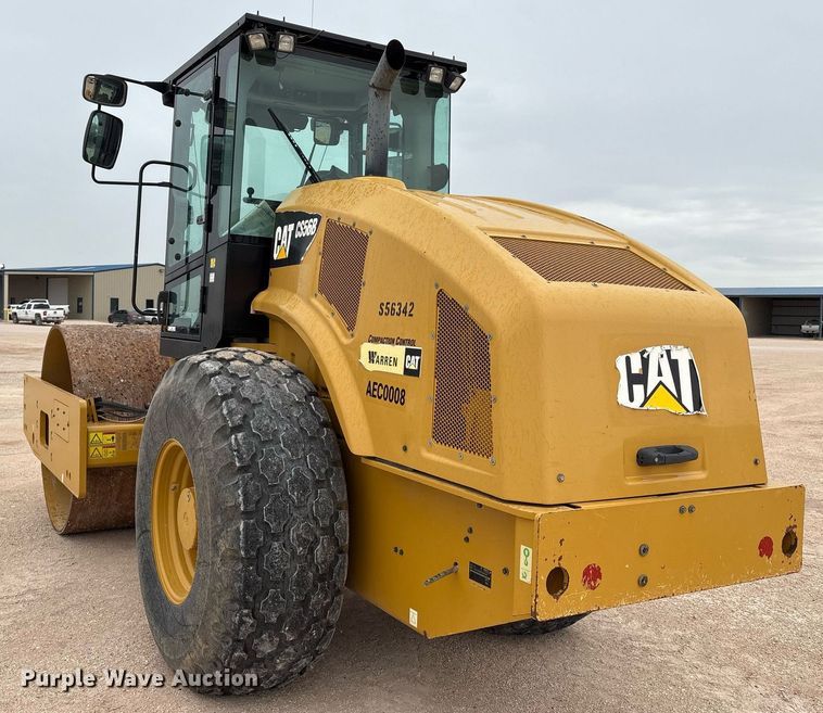 image for item EL2144 2017 Caterpillar CS56B single drum vibratory roller