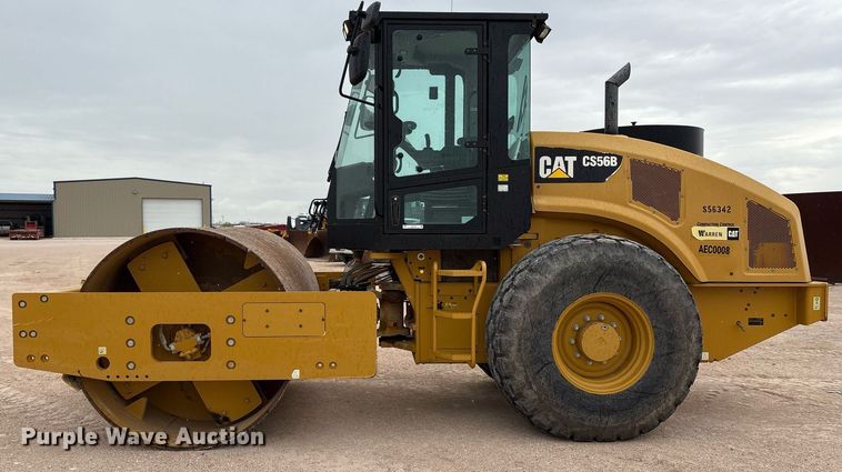 image for item EL2144 2017 Caterpillar CS56B single drum vibratory roller