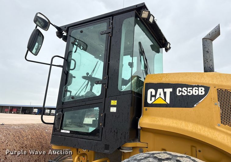 image for item EL2144 2017 Caterpillar CS56B single drum vibratory roller