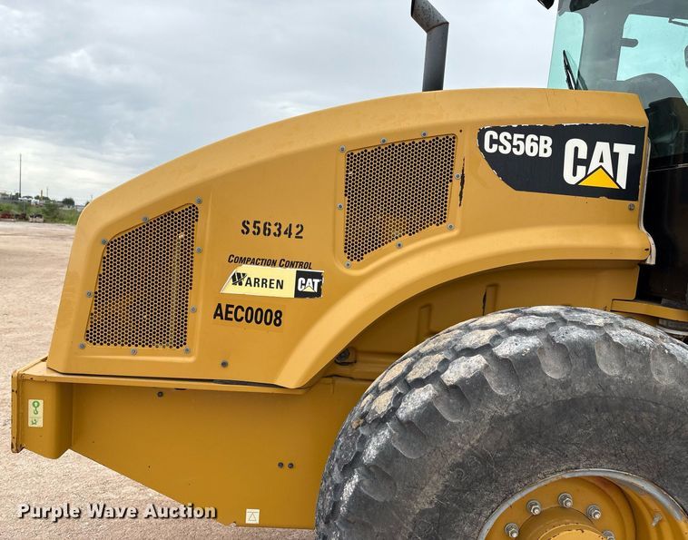 image for item EL2144 2017 Caterpillar CS56B single drum vibratory roller