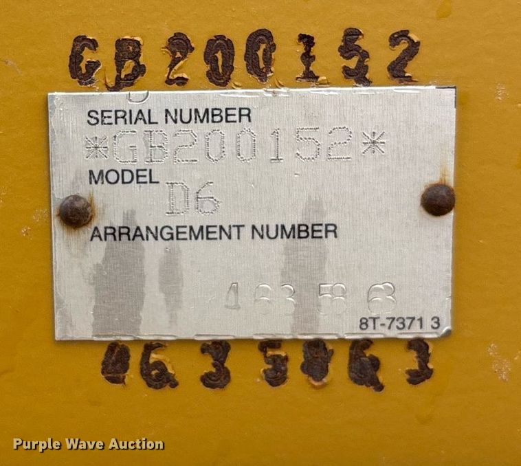 image for item EL2145 2020 Caterpillar D6 dozer