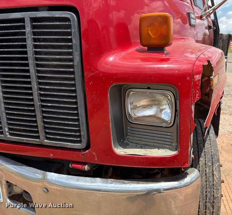 image for item EL2151 2000 Chevrolet C7500 Crew Cab dump flatbed truck