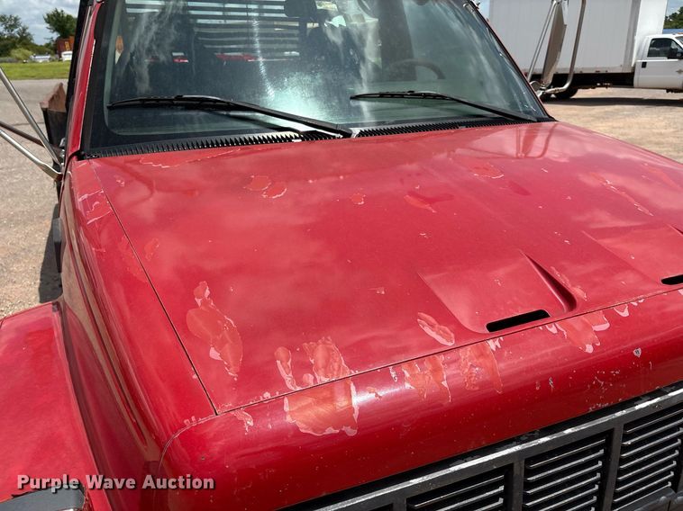 image for item EL2151 2000 Chevrolet C7500 Crew Cab dump flatbed truck