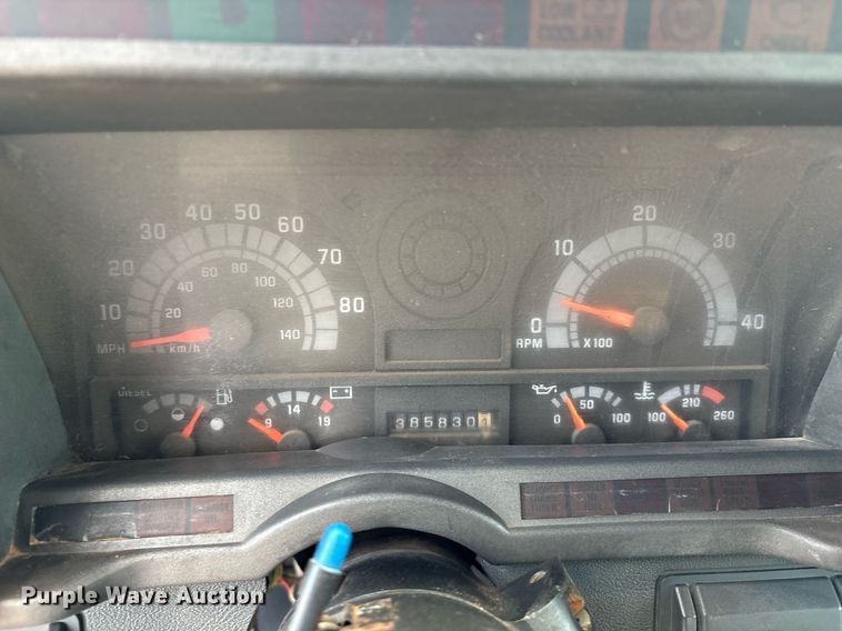 image for item EL2151 2000 Chevrolet C7500 Crew Cab dump flatbed truck