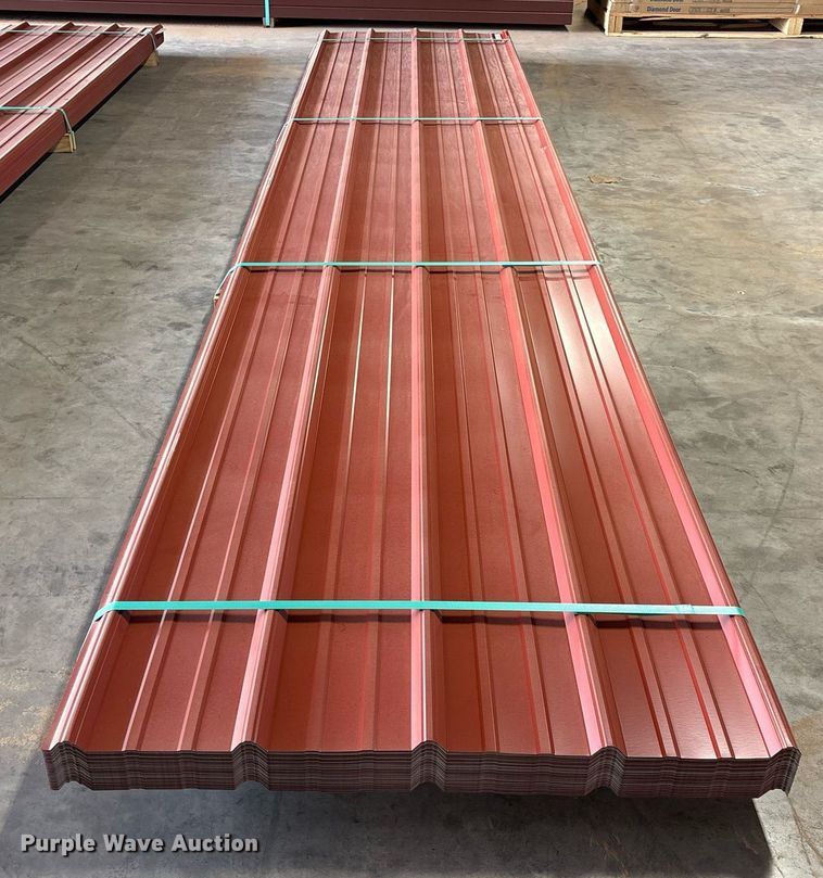 image for item EL2164 (108) sheets of Doerksen Metal Components metal siding/roofing