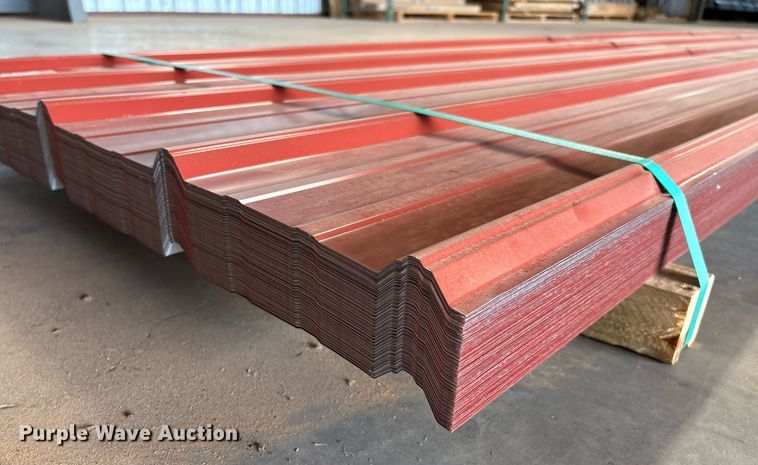 image for item EL2164 (108) sheets of Doerksen Metal Components metal siding/roofing