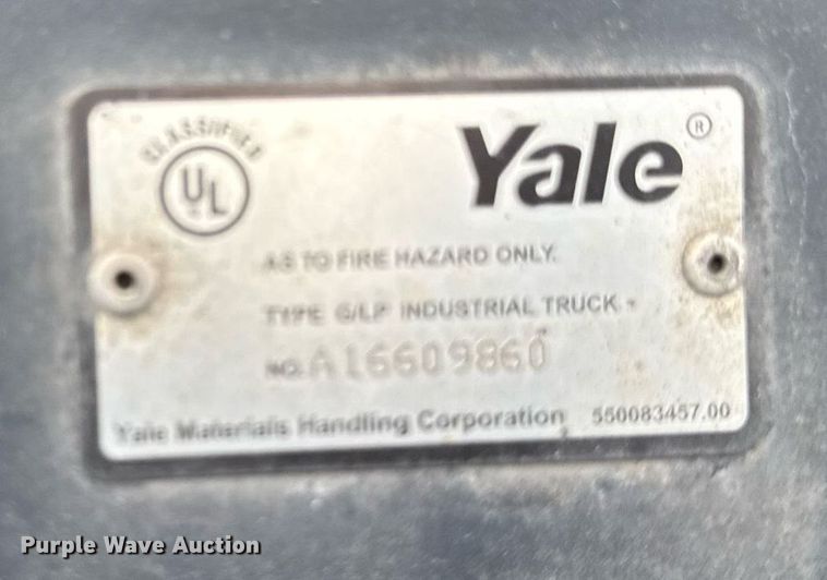 image for item EM2105 2016 Yale Veracitor 60VX forklift