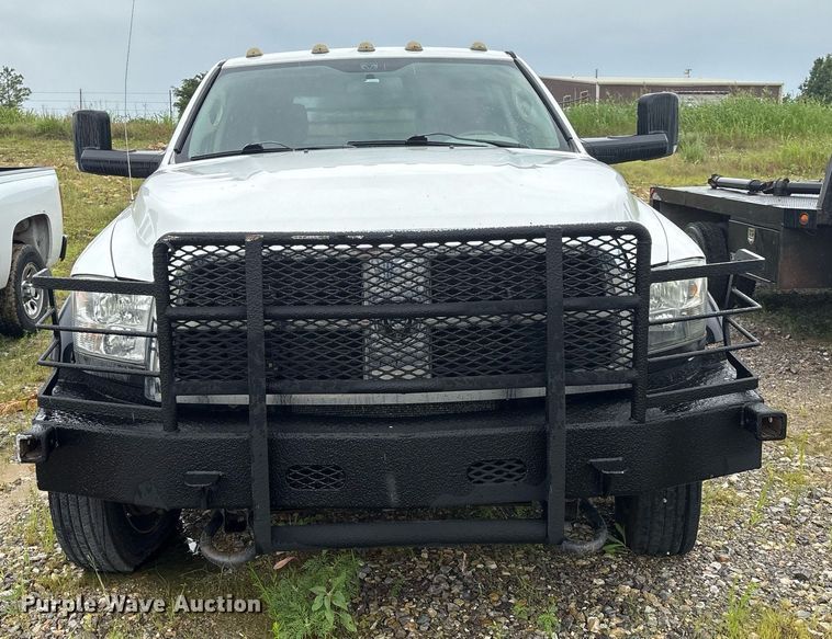 image for item EM2596 2012 Dodge Ram 5500 Crew Cab flatbed truck