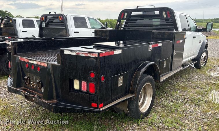 image for item EM2596 2012 Dodge Ram 5500 Crew Cab flatbed truck
