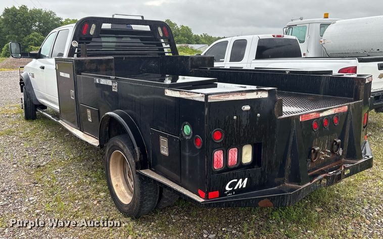 image for item EM2596 2012 Dodge Ram 5500 Crew Cab flatbed truck