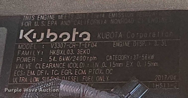 image for item EN3892 Kubota SVL 75-2 tracked skid steer loader