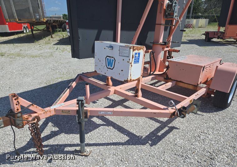 image for item EN3893 Wanco message board trailer 