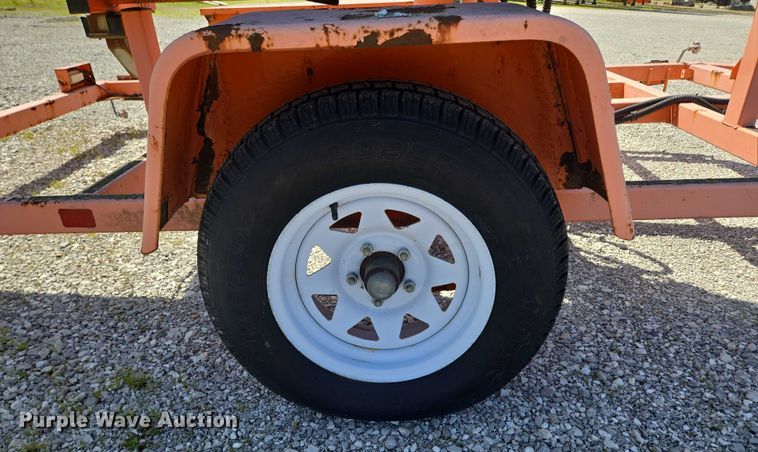 image for item EN3893 Wanco message board trailer 