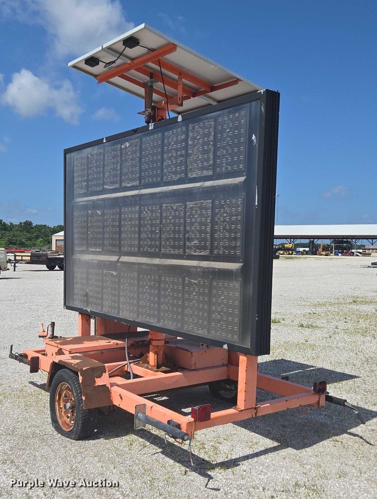 image for item EN3894 K&K message board trailer 