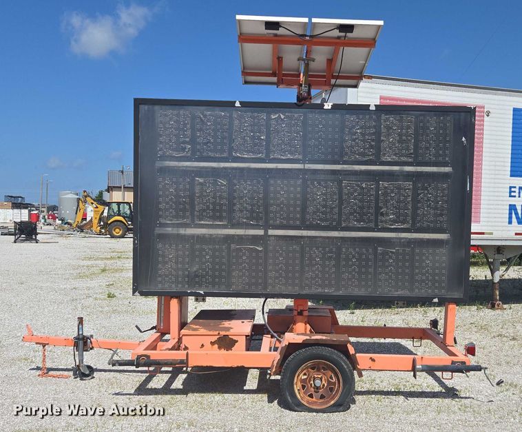 image for item EN3894 K&K message board trailer 