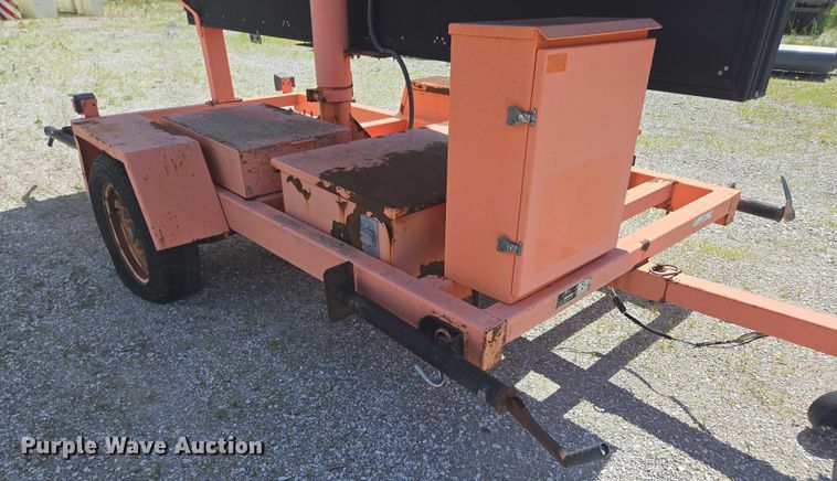 image for item EN3894 K&K message board trailer 