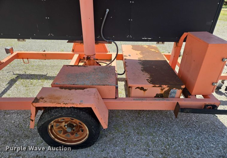 image for item EN3894 K&K message board trailer 