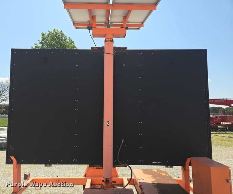 image for item EN3894 K&K message board trailer 